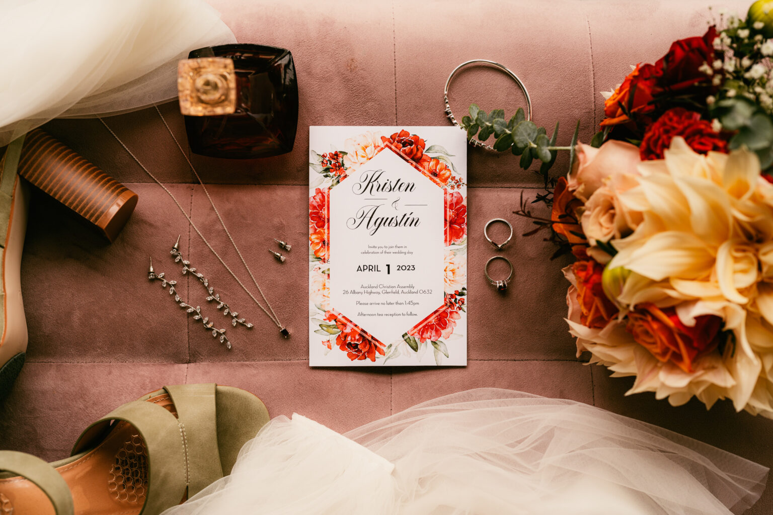 Kristen & Agustin wedding, photographed by Anchor & Grace